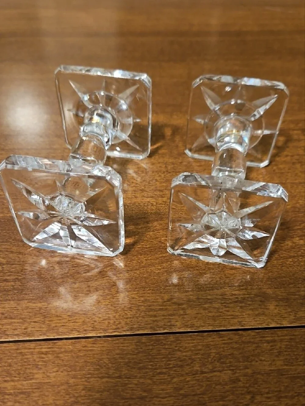 Waterford Crystal Knife Rests 3.5” 8-Point Star - Pair of 2